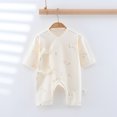 thumbnail image 2 of MIASHUI Baby Onesie Long Sleeved Rompers for Boys Girls Comfortable Lightweight Clothes,Green,2-5 Months, 2 of 3