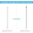 thumbnail image 2 of Replacement Tips for Apple Pencil 4 Pack - High Sensitivity Apple Pencil Nibs Compatible with Apple Pencil 1st & 2nd Generation - White, 2 of 7