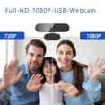 thumbnail image 3 of 1080P webcam with microphone, 3 of 5