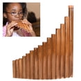 thumbnail image 4 of Pan Flute,Pan Flute 15 Pipes Bamboo Pan Flute Pan Pipes Dependable Performance, 4 of 7
