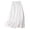 White, variant on Mrat Summer Skirts Women's Summer Loose Retro Elastic Waist Full Length Embroidery Skirt Double Layer Flowing Cotton and Linen Gauze Skirt Summer Skirts S-38 Pink-A XL