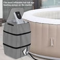 thumbnail image 4 of Hot Tub Heater Pump Cover Silver Oxford Cloth Water Resist Dust Inflatable Pump Cover for Spa Setup, 4 of 7