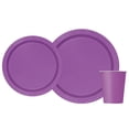 thumbnail image 2 of Unique Industries' Purple Round 7" Paper Plates, 24ct, 2 of 3