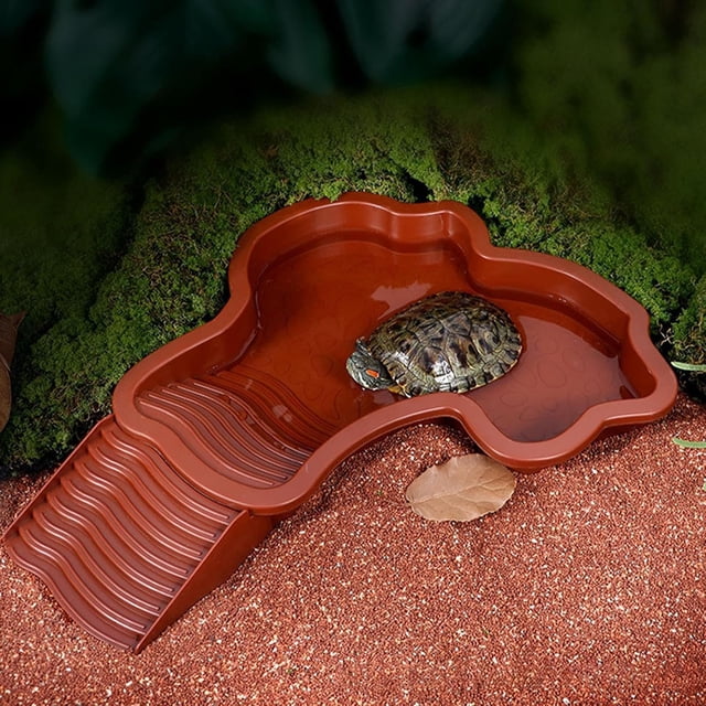 EGNMCR Tools&Home Improvement Water Bowl For Turtless Reptiles Water Bowl Turtless Water Bowl For Turtless Can Be Disassembled And Assembled Turtle bath basin
