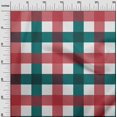 thumbnail image 2 of oneOone Cotton Silk Turquoise Blue Fabric Gingham Check Craft Projects Decor Fabric Printed By The Yard 42 Inches Wide, 2 of 4