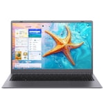 RNRUO 14" Laptop Computer, 8GB RAM 256GB SSD Intel 6500Y with 2 Cores, 1080p Display, Dual 4K Output, Type-C PD WiFi5 BT5.0, Office 2024 Windows 11 for Business Study, Dark Gray