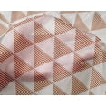 thumbnail image 5 of oneOone Silk Tabby Fabric Triangle Geometric Decor Fabric Printed BTY 42 Inch Wide, 5 of 5