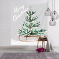 thumbnail image 1 of Innerwin Wall Hanging Xmas Background Cloth Santa Claus Christmas Soft Tapestry Home Decor Washable Blanket Colorful Style 5 59"x79", 1 of 2