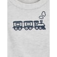 thumbnail image 2 of Child of Mine Baby Boy 2pc Set Train, 2 of 3