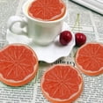 thumbnail image 3 of PEONAVET Card Holder Artificial Plastic Orange Teak Realistic Fake Fruit Festival Decoration, 3 of 4