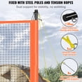 thumbnail image 3 of KFFKFF Set for Volleyball and Badminton, Conveniently Portable Outdoor Badminton Net, Steel Poles with Adjustable Height, Comprehensive Combo Set including PVC Volleyball, Pump, and Carrying Bag, 3 of 9