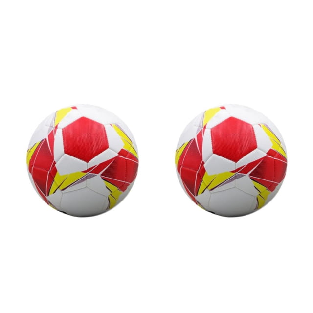 VONKY Teamwork Meets Fun Portable Soccer Ball For Competitive Play Durable PVC Football Goal Soccer Balls Ball Soccer red No.4 2Set