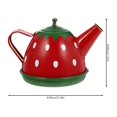 thumbnail image 2 of OULII Childrens Afternoon Tea Toys Red Tinplate Kids Tea Toy Set for Role-playing Games 1 Set, 2 of 8