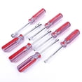 thumbnail image 3 of WHEANG Magnetic Tip Screwdriver Set 7Pc Colorful Bar Handle Hexagonal Nut Driver 5.5 External Hexagonal Socket Screwdriver M3 4 5 6 7 8 10Mm D Clear, 3 of 3
