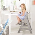 thumbnail image 3 of hauck Alpha+ Grow Along Adjustable Wooden Baby High Chair Seat, Beechwood, Grey, 3 of 7