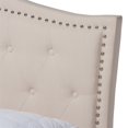 thumbnail image 4 of Baxton Studio Felisa Upholstered Wood Queen Platform Bed in Beige, 4 of 8