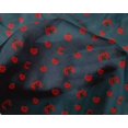 thumbnail image 4 of oneOone Silk Tabby Teal Blue Fabric Red Insect Sewing Material Print Fabric By The Yard 42 Inch Wide, 4 of 4