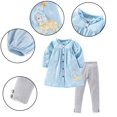 thumbnail image 4 of Robe d'Automne Hiver pour Bébé Fille Robe en Velours Côtelé Manches Longues pour 1-8 Ans, 4 of 5