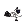 thumbnail image 1 of Brooch Decoration Fashion Stylish Cartoon Witch Rhinestone Brooch Shirt Pin Lapel Pin for Halloween, 1 of 10