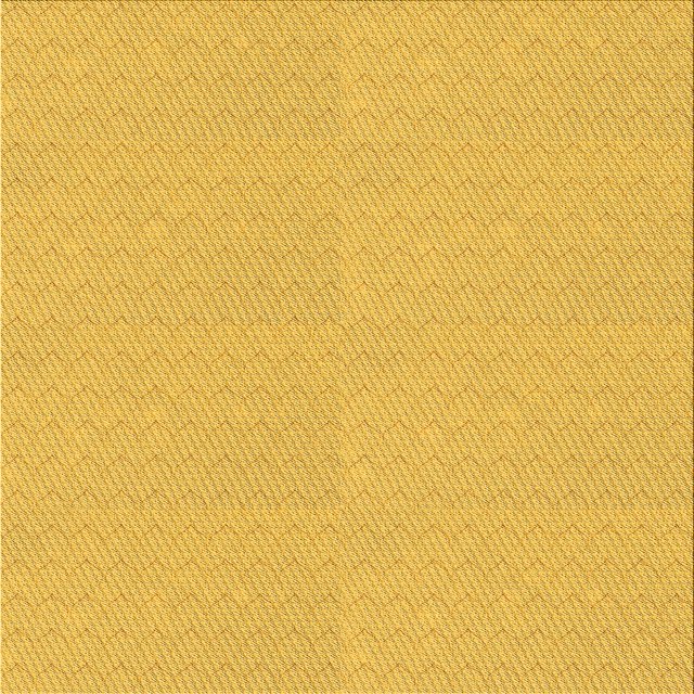 Ahgly Company Machine Washable Indoor Square Transitional Yellow Area Rugs, 7' Square