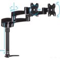 thumbnail image 4 of Articulating Dual Monitor Arm - Grommet / Desk Mount with Cable Management & Height Adjust, 4 of 9