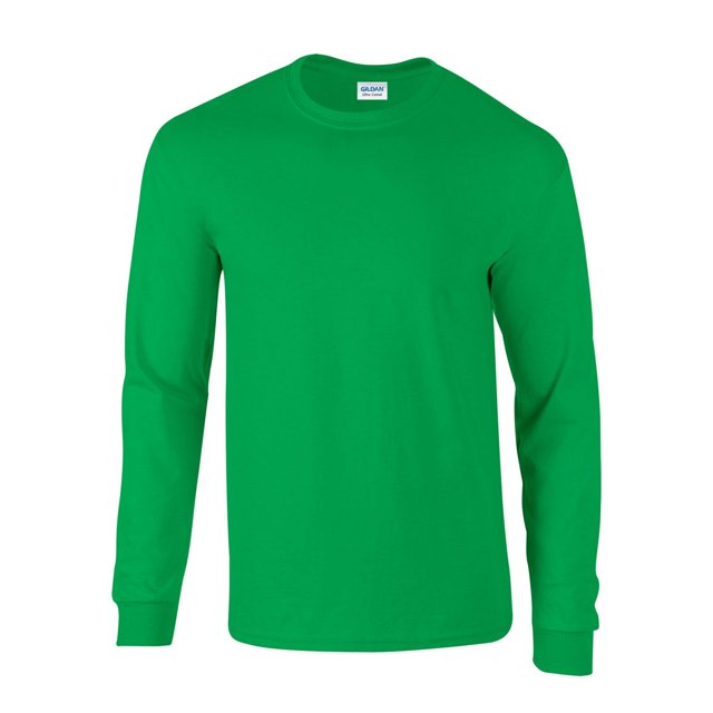 Gildan Adult Ultra Plain Cotton Long-Sleeved T-Shirt