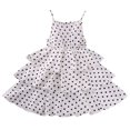 thumbnail image 3 of PMVFHDE Robes d'Été de Plage pour Fille 2024 Robe Sans Manches à Imprimés pour Tout-Petites Filles Robes de Fête de Danse Vêtements, Blanc, 8-9 Ans, 3 of 8