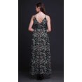 thumbnail image 4 of Bimba Robe Longue à Imprimé Floral pour Femmes, Bretelles Spaghetti, Col en V, Maxi, Tenue de Plage - Moyen, 4 of 5