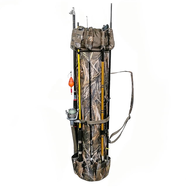Bangcool Fishing Rod Bag Creative Large Capacity Fishing Rod Carrier Fishing Storage Bag
