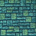 thumbnail image 1 of Ahgly Company Tapis d'Intérieur Lavable en Machine Carré Bleu Profond Transitionnel, 8 Pieds Carré, 1 of 7