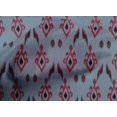 thumbnail image 4 of oneOone Cotton Poplin Fabric Argyle Style Ikat Print Fabric BTY 42 Inch Wide, 4 of 4
