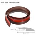 thumbnail image 2 of Unique Bargains Floor Transition Strip 3.3Ft 1 Meter Self Adhesive for Height 3mm Dark Brown, 2 of 6