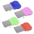 thumbnail image 3 of Wisewang Flea Combs Metal Needle Brush Stainless Household Man-carried Multipurpose Red 1Set, 3 of 6
