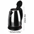 thumbnail image 3 of Estbridge Stainless Steel Electric Kettle  Automatic Power Off Tea Kettle  2L Large Capacity Water Heater  Fast Heating Health Kettle multicolor, 3 of 9