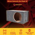 thumbnail image 4 of QPower 15 Inch Heavy Duty Single Vented XL Vehicle Subwoofer Enclosure, 4 of 7