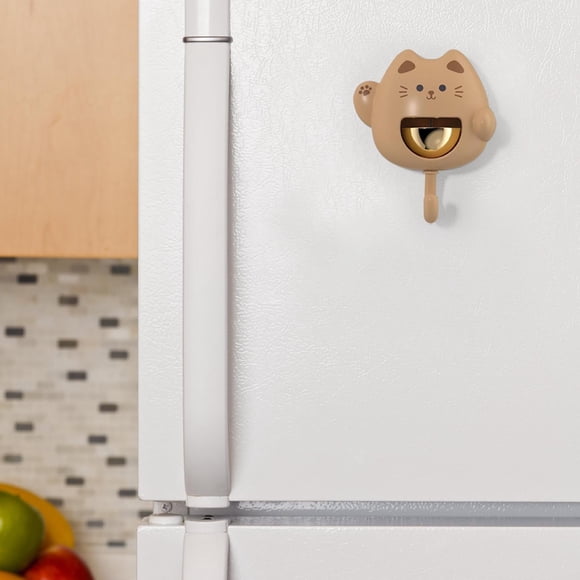 Magnetic Wood Doorbell Chime with Brass Hook - No Wiring Needed for Easy Home & Office Installation