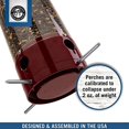 thumbnail image 4 of Droll Yankees YCPD-90-M Squirrel Proof Dipper Collapsing Perch Bird Feeder, 5-Pounds, Burgundy, 4 of 8