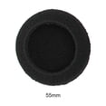 thumbnail image 4 of Maoww 1 Paire de Coussinets d'Écouteurs Ronds pour Casque de Jeu Protection Auditive Coussinets en Éponge Respirants 55mm, 4 of 7