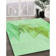 thumbnail image 3 of Ahgly Tapis Rectangulaire Lavable en Machine, Vert Clair, 6 Pieds x 9 Pieds, 3 of 7