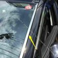 thumbnail image 2 of 2PCS Front Window Wind Shield Deflector Trim Stainless for Toyota RAV4 2019-2022, 2 of 4