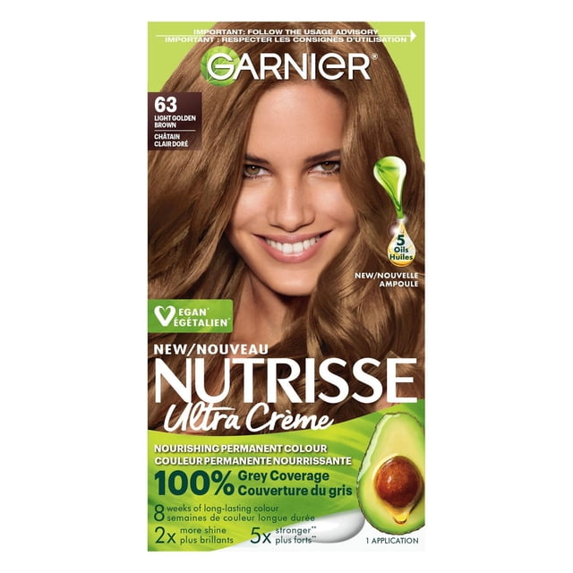Garnier Nutrisse Ultra Crème, Coloration Permanente, Longue-Durée, 1 unité