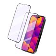 thumbnail image 3 of 0.33mm Ultra-Clear Tempered Glass Screen Protector for iPhone 15 Plus, 6.7 Inch Full Coverage with Glass Edge Adhesive Design, 23%-37% Blue Light Blocking (420-450nm) to Reduce Eye Strain, Responsive, 3 of 6