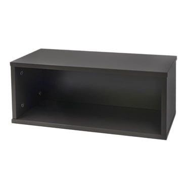 Lipstore CD Organizer Media Display Rack CD & DVD Holder for Office Store Living Room Black