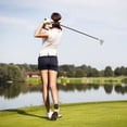 thumbnail image 2 of Gymax Women's 9 Pieces Complete Golf Club Set w/ 460cc Alloy Driver & Head Covers Red, 2 of 10
