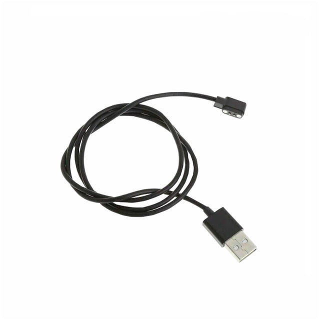 JilgTeok 4 Packs Magnetic Charging Cable for Smart Watch 2 Pin USB Charger Cord 60cm Compatible with Various Smartwatches Fast Charging Durable ABS Material