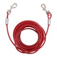 thumbnail image 2 of Double Head Bite  Outdoor Camping Leash, Premium Steel Wire, Large Range Motion, Suitable For Small, Medium, Large Dogs, Made Of Steel Wire, PVC, Ideal For, 2 of 8