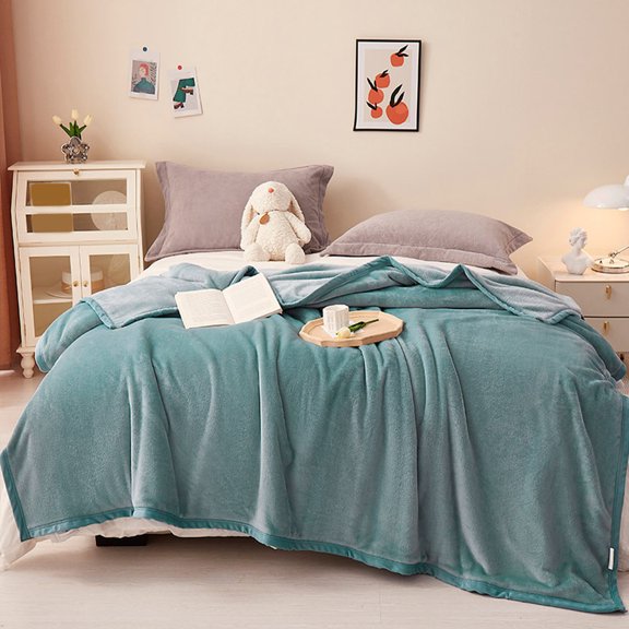 Conditioning Blanket Cool Blanket Flannel Gift Small Blanket Napping Blanket Flannel Blanket