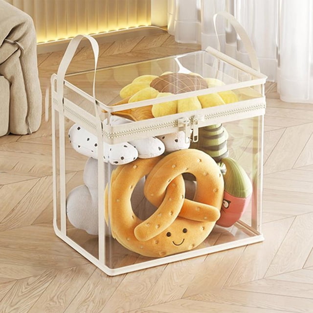 PRETXORVE Doll Storage Toy Storage Tube Home Handheld Zip Models Baby Load Doll Doll Organising Basket