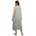 thumbnail image 3 of Moomaya Robe de Nuit d'Allaitement à Col Rond Imprimée pour Femmes en Coton, 3 of 5