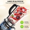 thumbnail image 2 of HoninJoy 3-in-1 Professional Blender, 20oz Travel Jar and Grinder Cup for Kitchen with Pulse, 6 Preset Auto-iQ Programs, for Ice Crush, Frozen Drinks, 2 of 9